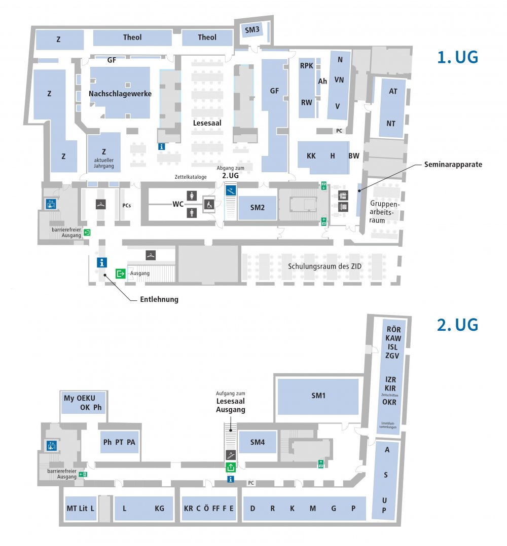 Schematischer Plan der FB Theologie